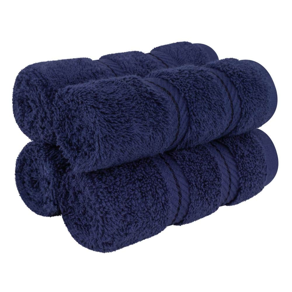 American Soft Linen Washcloth Set 100% Turkish Cotton 4 Piece Face Hand ...