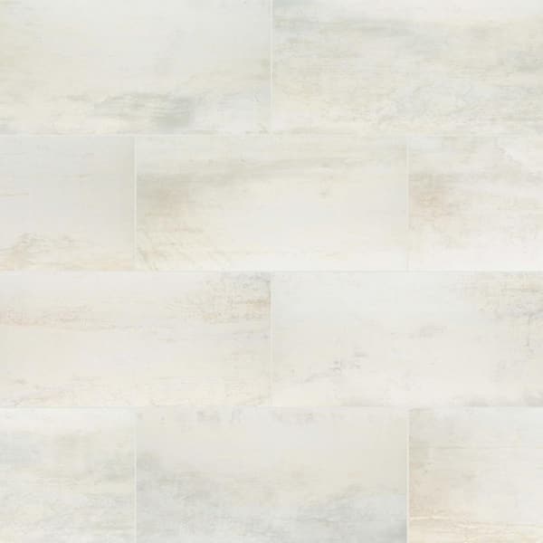 MSI Metallic Blanche 12 in. x 24 in. Matte Porcelain Floor and Wall Tile (672 sq. ft./Pallet)