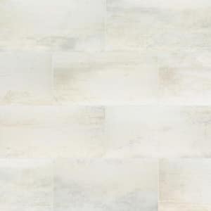Metallic Blanc 24 in. x 48 in. Matte Porcelain Stone Look Floor and Wall Tile (112 sq. ft./Pallet)