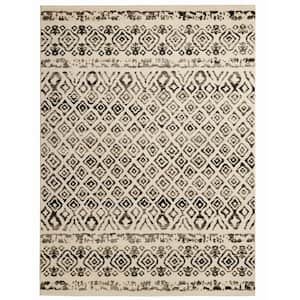 Tribal Essence Ivory 8 ft. x 10 ft. Area Rug