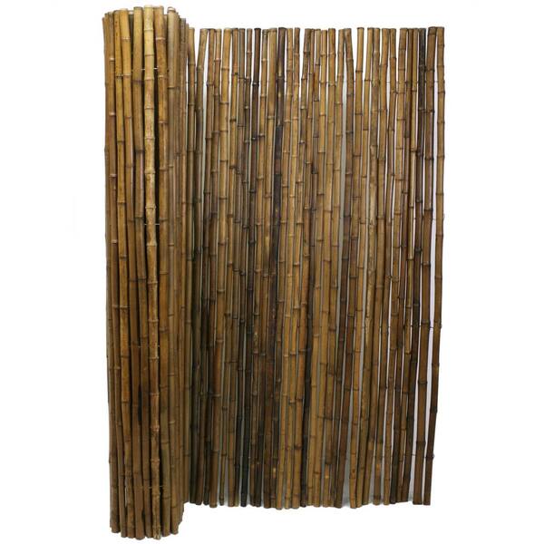 Backyard XScapes 1 in. D x 3 ft. H x 8 ft. W Caramel Brown Bamboo