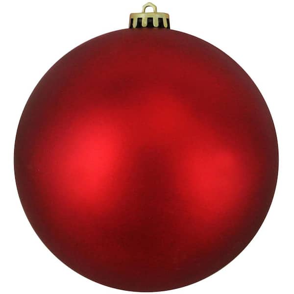 16 Black and Burgundy Red Shatterproof Christmas Ornaments Decorations