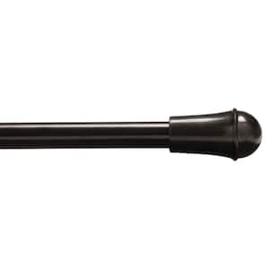 28 in. - 48 in. Single Cafe Curtain Rod in Oil Rubbed Bronze
