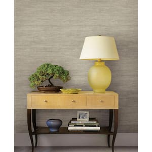 Woven Beige Faux Grasscloth Paper Strippable Wallpaper (Covers 56.4 sq. ft.)