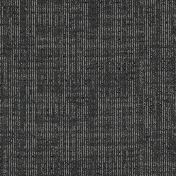 Fenwick - May - Gray Commercial/Residential 24 x 24 in. Glue-Down Carpet Tile Square (72 sq. ft.)