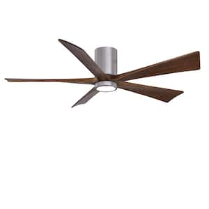 Irene-5HLK 60 in. Integrated LED Indoor/Outdoor Pewter Ceiling Fan with Remote and Wall Control Included