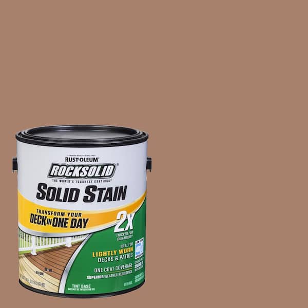 Rust-Oleum RockSolid 1 gal. Santa Fe Exterior 2X Solid Stain