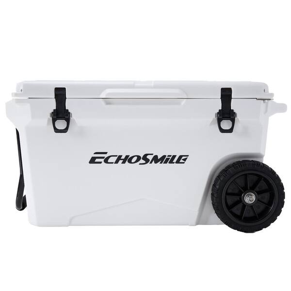 EchoSmile EchoSmile 60 qt. Rotomolded Cooler in White TER-LCL060WBRW ...