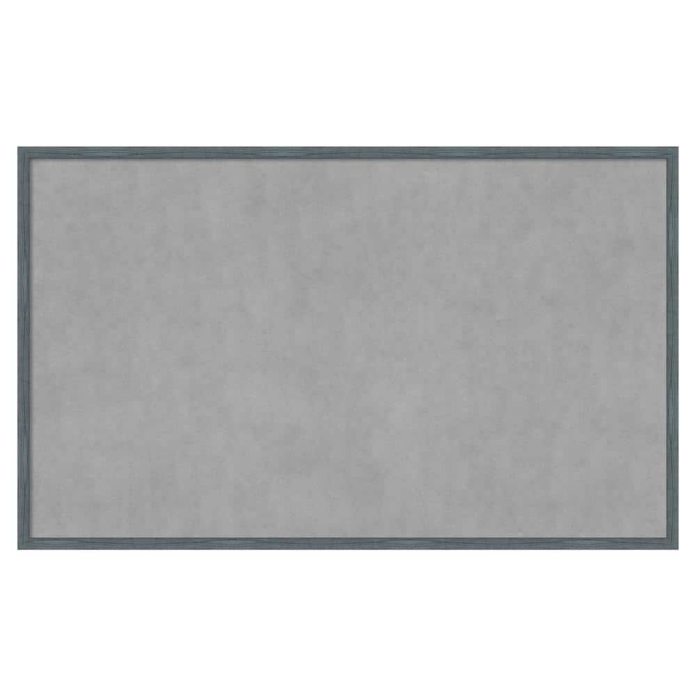 Dixie Blue Grey Rustic Narrow 41 in. x 25 in. Framed Magnetic Board price history on PriceWatchPro