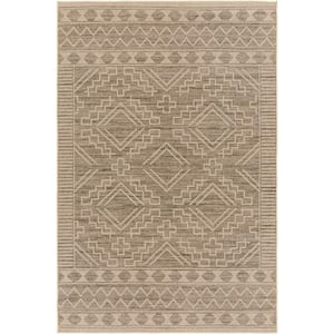 Ez Jute Brown Cottage 6 ft. x 9 ft. Indoor Area Rug