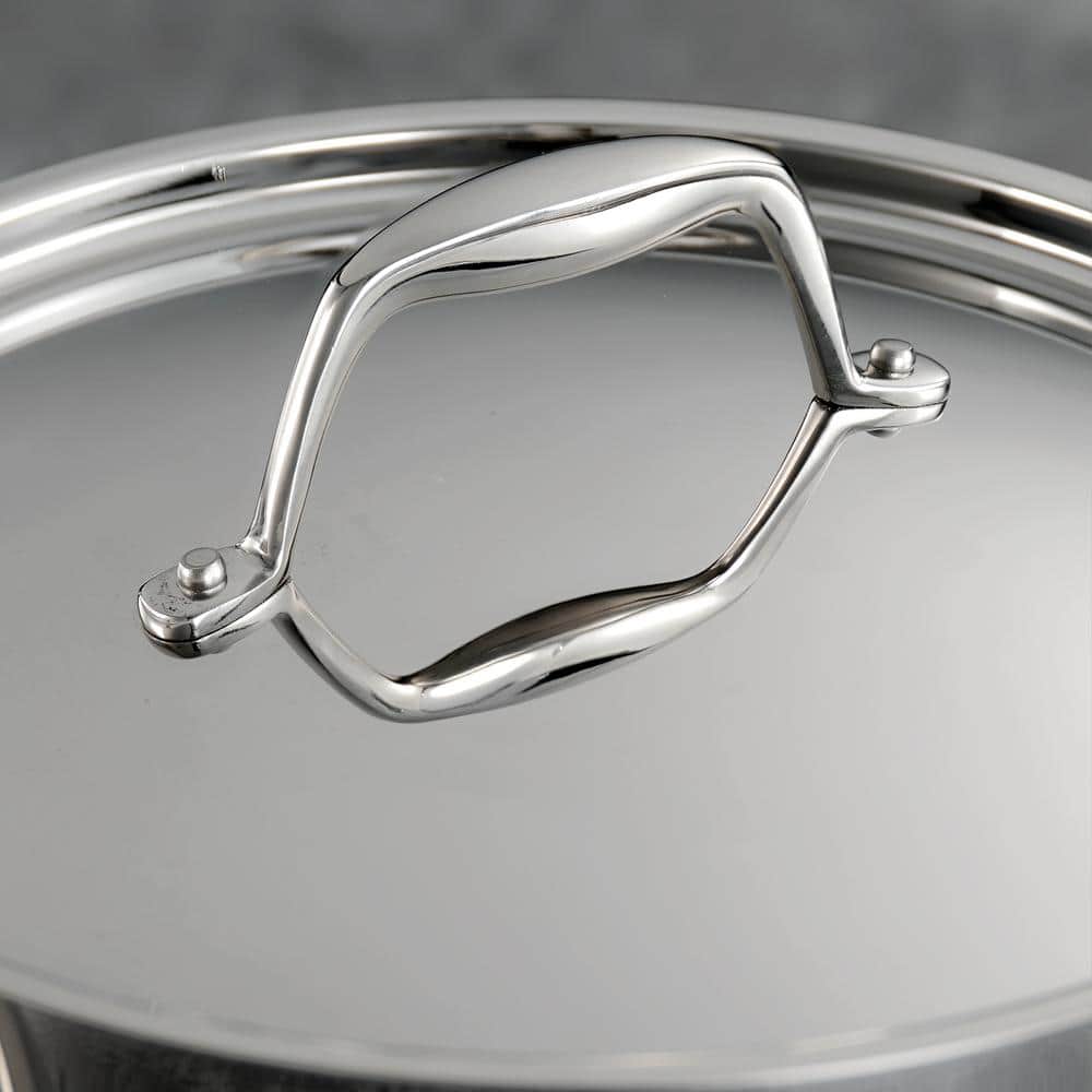 Tramontina 4-Quart Stainless Steel Tri-Ply Sauce Pan with Lid