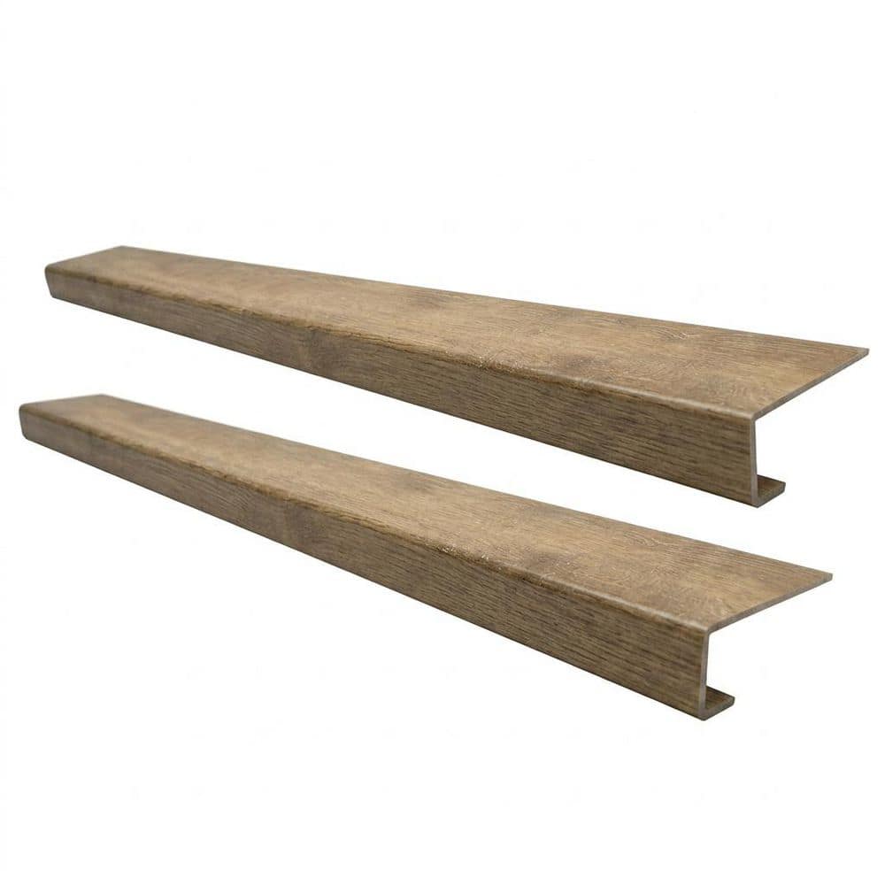 Walton Oak Stair Tread Molding Square-Exact Match for Lifeproof Floor, 2-Pieces, 46 in. x 6.25 in. x 7 mm T price history on PriceWatchPro