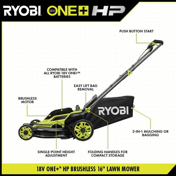 Ryobi 18v cylinder discount mower