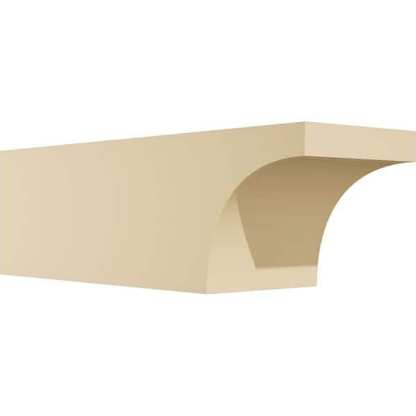Ekena Millwork Standard Huntington 6 in. W x 6 in. H x 20 in. D Signature Urethane Rafter Tail Outlooker