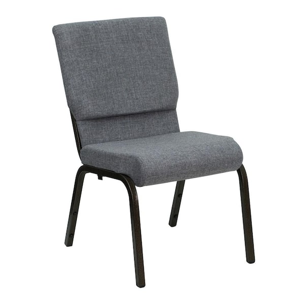 Carnegy Avenue Fabric Stackable Chair in Gray