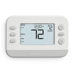 X2P Programmable Thermostat, Single-Stage, 1-Heat/1-Cool, Flexible Schedule