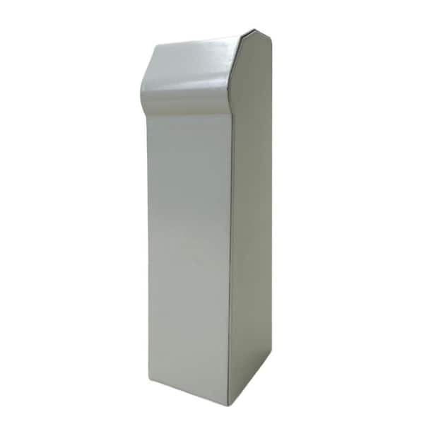 Fine/Line 30 2 in. Right End Cap Non-Hinged for Baseboard Heaters in Nu White