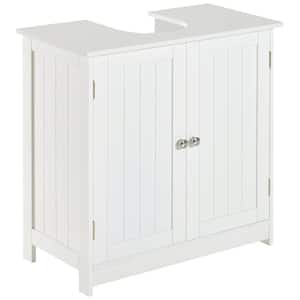 11.75 in. W x 23.5 in. D x 23.5 in. H H Bath Vanity Cabinet without Top with 2 Doors in White