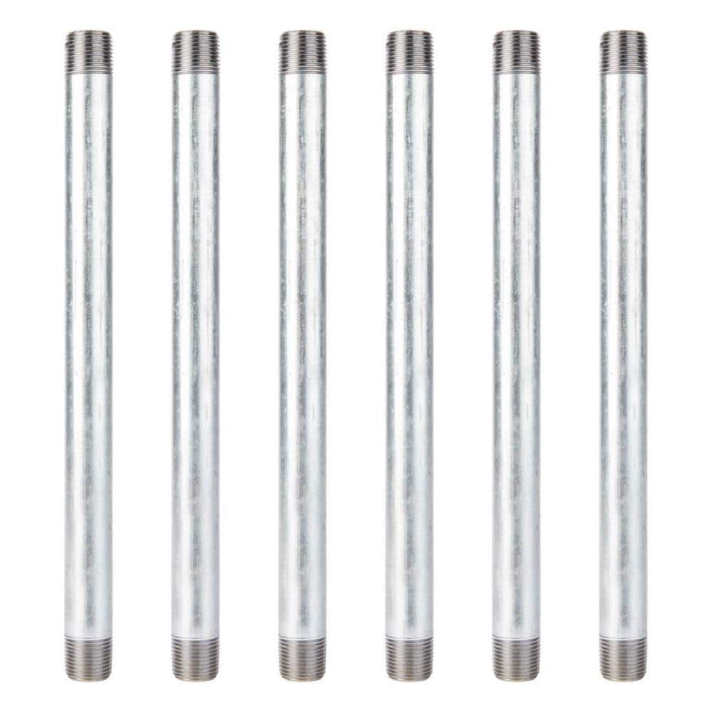 1/2 in. x 11 in. Galvanized Steel Nipple, 6 Pack price history on PriceWatchPro