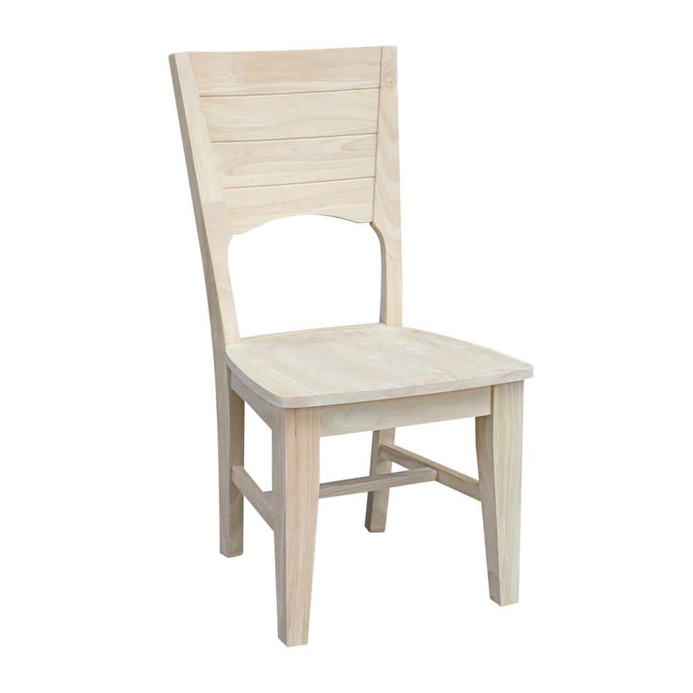 International Concepts Canyon Unfinished Wood Dining Chair (Set of 2) C