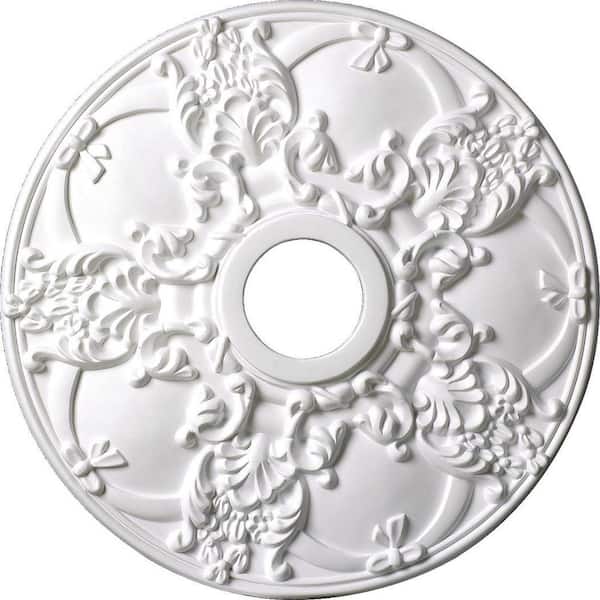 1-1/2 in. x 18 in. Acanthus Leaf Polyurethane Medallion