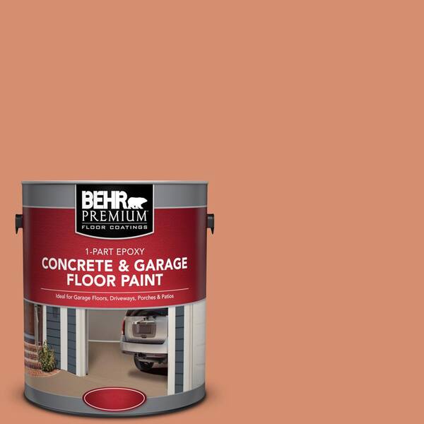 BEHR Premium 1 gal. #PFC-12 Nuevo Terra 1-Part Epoxy Satin Interior/Exterior Concrete and Garage Floor Paint