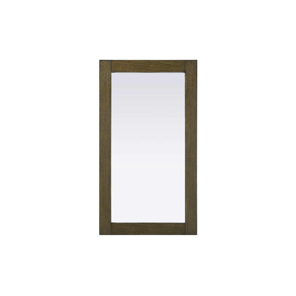 Hazel Oak 18 in. W x 32 in. H Transitional Rectangle Mirror price history on PriceWatchPro