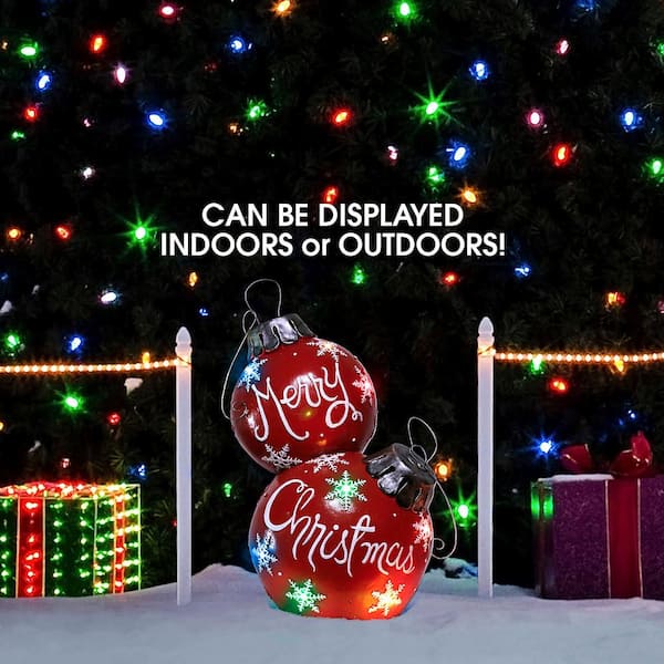 Alpine Corporation 14-in Decoration (3-Pack) Battery-operated Christmas  Decor in the Outdoor Christmas Decorations department at