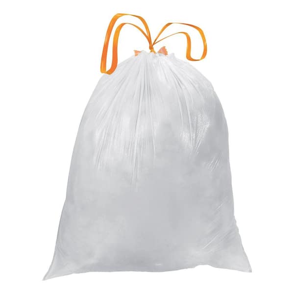 Odorless & Extra Strength White Drawstring Trash Bags - Perfect For Home,  Office & Bathroom Kitchen Bins! - Temu