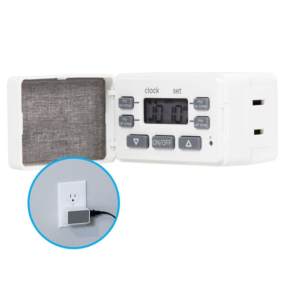 Mytouchsmart Digital Dimmable Timer Polarized 2-outlets Presets On