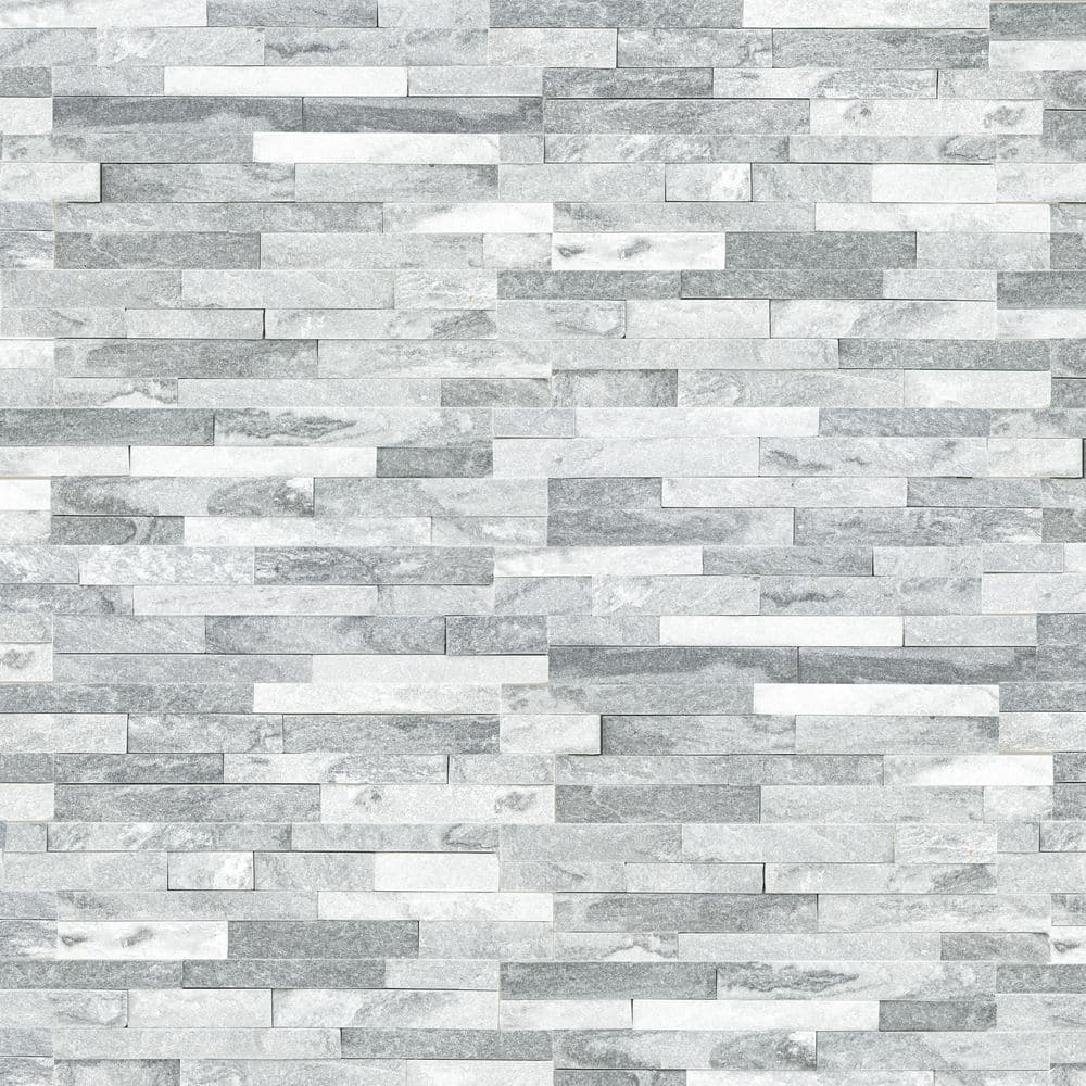 Alaska Gray Ledger Panel 6 in. x 24 in. Splitface Marble Wall Tile (108 sq. ft. /pallet) price history on PriceWatchPro