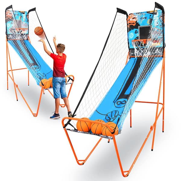 SereneLife 1-Player Basketball Arcade Game System SLBSKBG45 - The