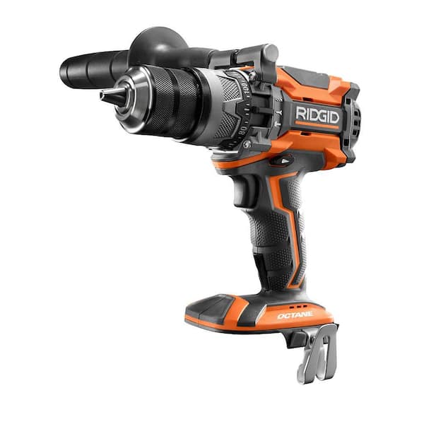 RIDGID 18-Volt OCTANE Cordless Brushless 1/2 in. Hammer Drill/Driver (Tool Only)
