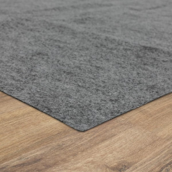 Round 10' Duo-Lock Felt and Rubber Non Slip Rug Pad for Hard Floor Surfaces  and Carpet.