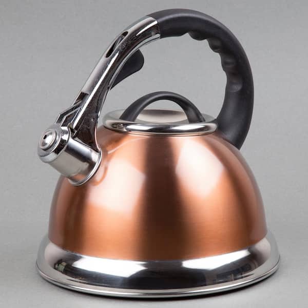Creative Home Camille 3.0 Qt. Stainless Steel Whistling Tea Kettle