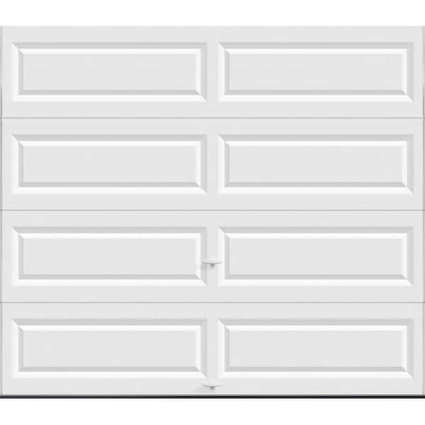 Non Insulated Solid White Garage Door, Clopay Insulated Garage Doors Home Depot