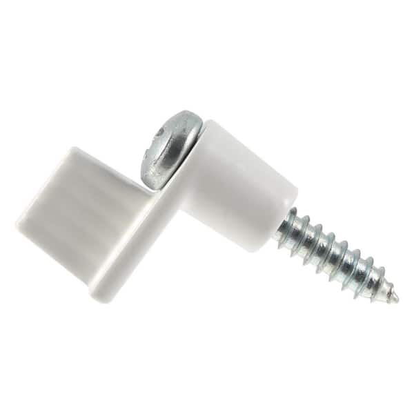 TOLEDO 6-Piece White Window Screen Clip Long