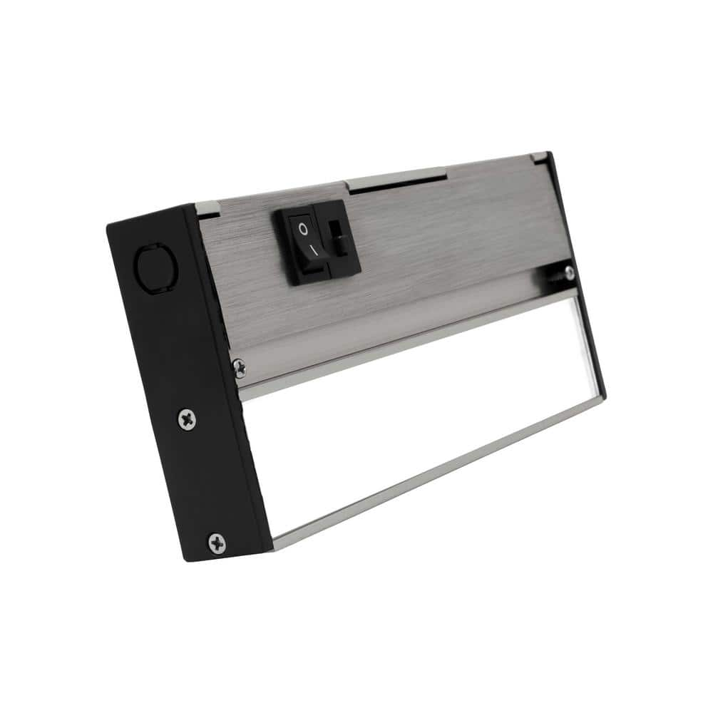 NICOR NUC-5 Series 8 in. Nickel Selectable LED Under Cabinet Light