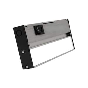 NUC-5 Series 8 in. Nickel Selectable LED Under Cabinet Light
