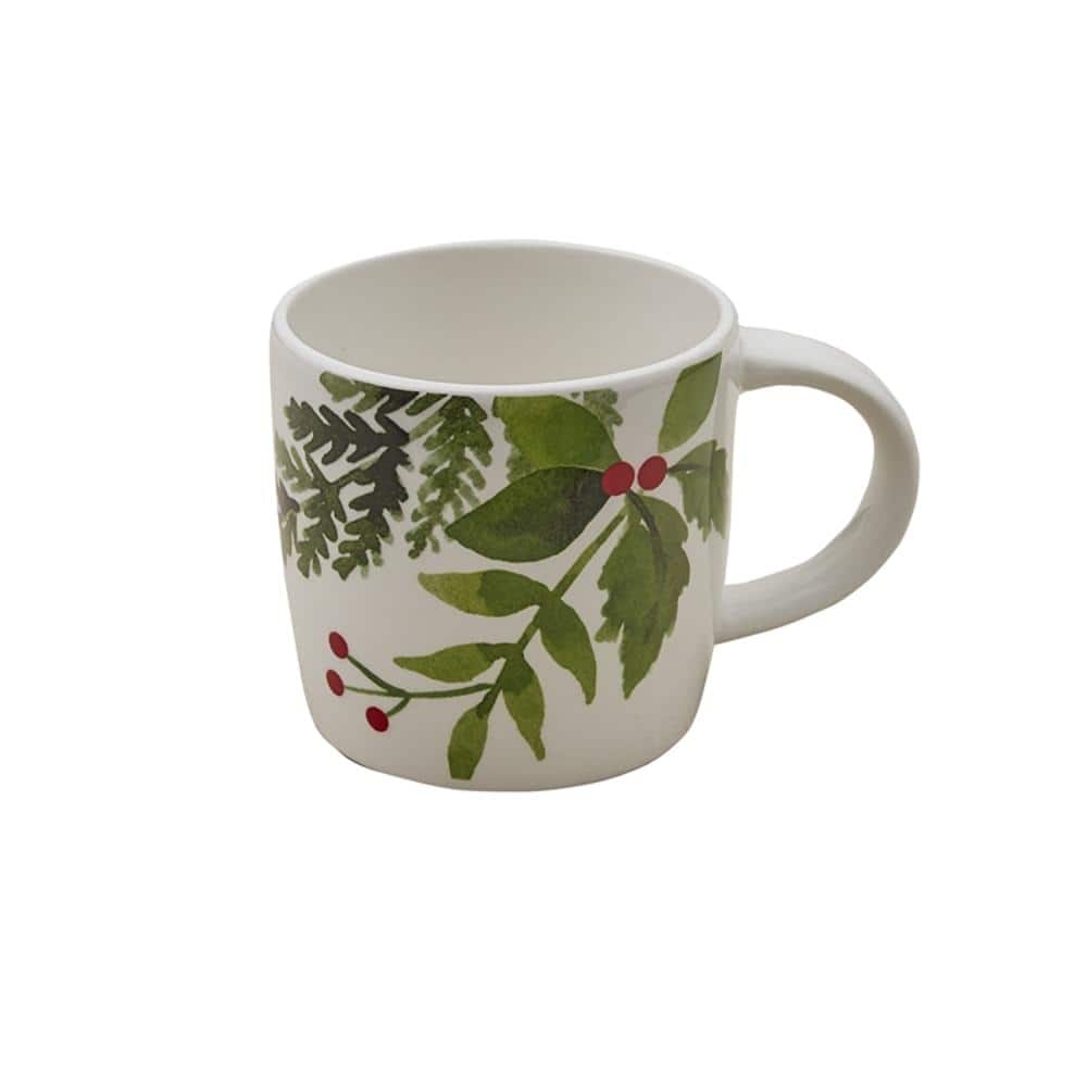 Park Designs Wintertime Multicolor Ceramic Coffee Mug (Set of 4) 867-660 -  The Home Depot