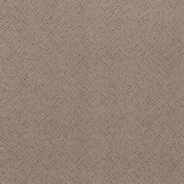 Lifeproof Fairhaven Color Safari Beige - 42 oz. SD Polyester Pattern Installed Carpet