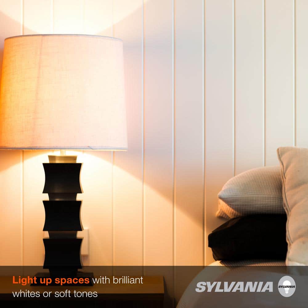 Sylvania 8.5W Soft White LED Light Bulbs, Pack of 24