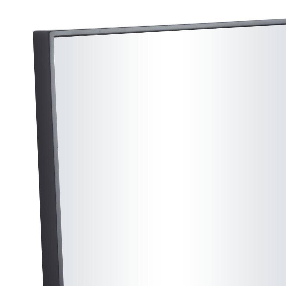Gold Rectangular Full Length Wooden Wall Mirror