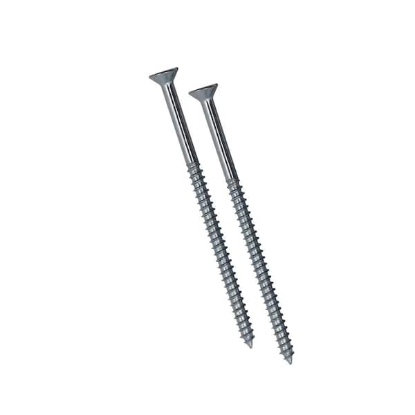Prime-Line 9036743 Wood Screws, Flat Head, Phillips Drive, #16 X 1-1/2 in,  Zinc Plated (10 Pack)