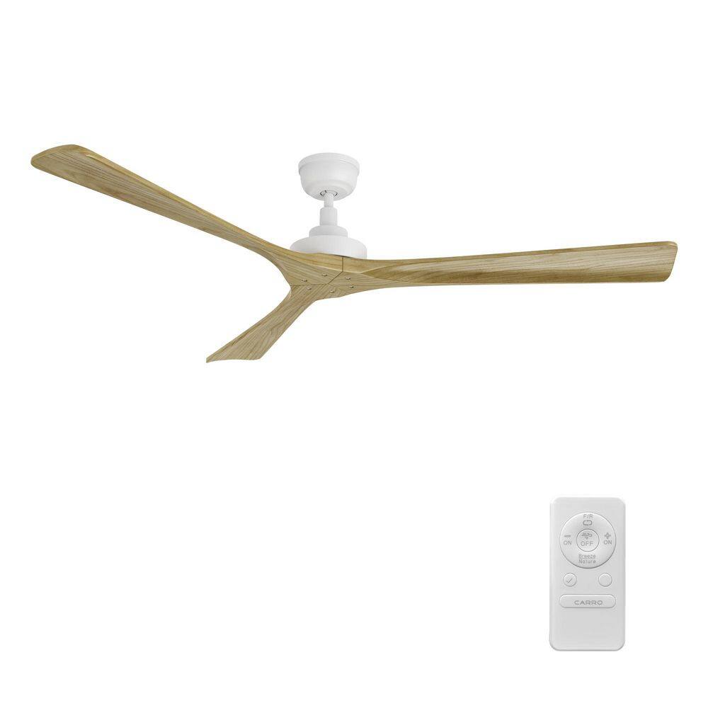 Thora 60 in. Indoor White 10-Speed DC Motor Downrod Standard Ceiling Fan with Remote Control without Light price history on PriceWatchPro