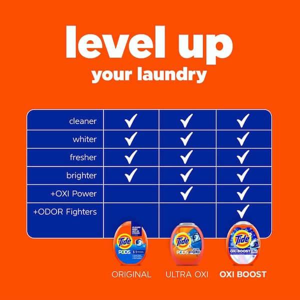 Tide 3 in 1 Original Scent Laundry Detergent Pods, 76-Count