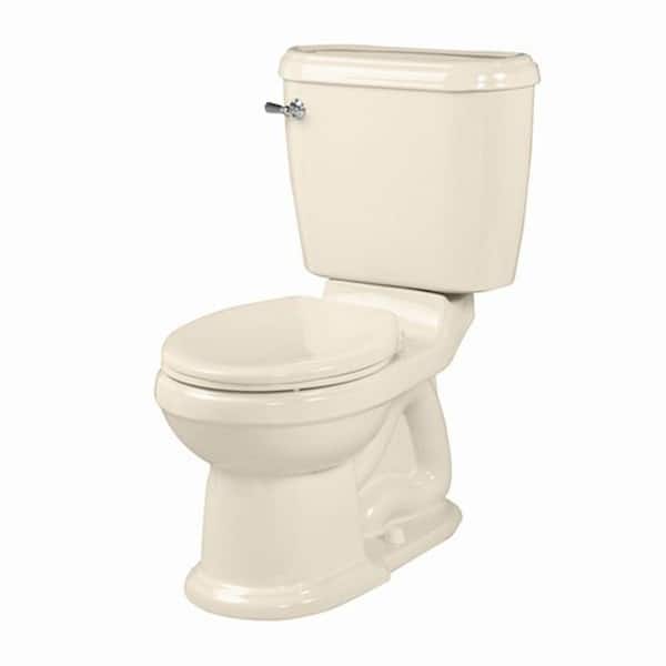 American Standard Portsmouth Champion 4 2-piece 1.6 GPF Right Height Round Toilet in Bone