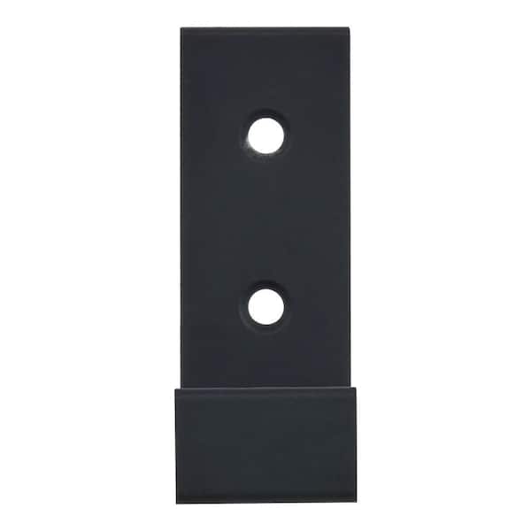 Home Decorators Collection 3 in. Matte Black Folding Wall Hooks (4-Pack)