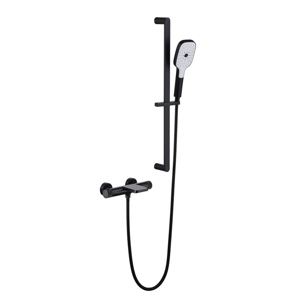 Shower Rod Lift Seat Shower Head Holder Bracket Rack Adjustable Accessories  Handheld Shower Head Stand For Bathroom Slide Bar