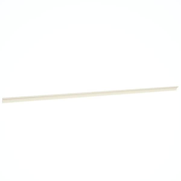 QuickShip 96 in. W x 2.5 in. H x 2.31 in. D Small Cove Crown Moulding in Starlight